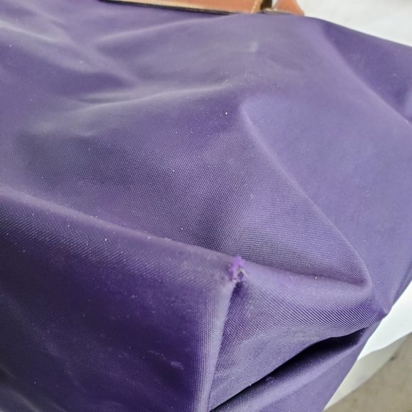 Longchamp LA Pliage Tote Bag Medium in Purple